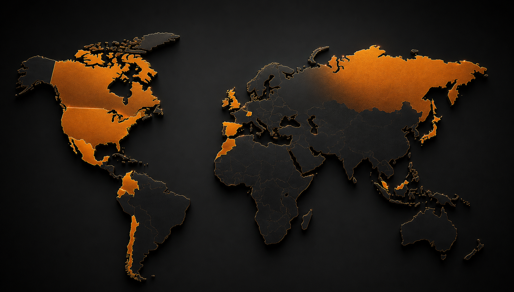 Mapa de presencia internacional ALVA S.L.